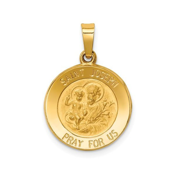 St Joseph Medal 14k Yellow Gold Arezzo Jewelers Elmwood Park, IL