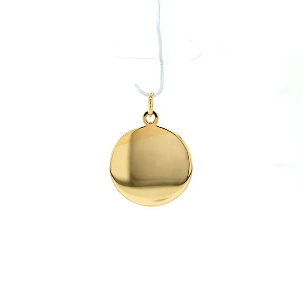 14k Yellow Gold St. Michael Medal Image 3 Arezzo Jewelers Elmwood Park, IL