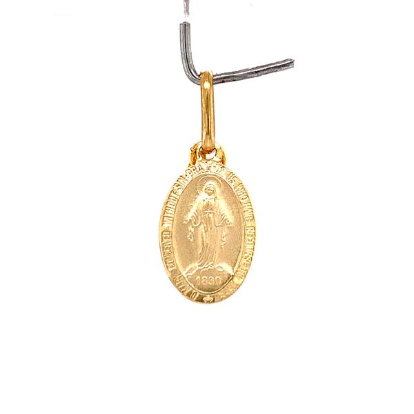 14k Yellow Gold Miraculous Faith, Hope and Love Charm Arezzo Jewelers Elmwood Park, IL