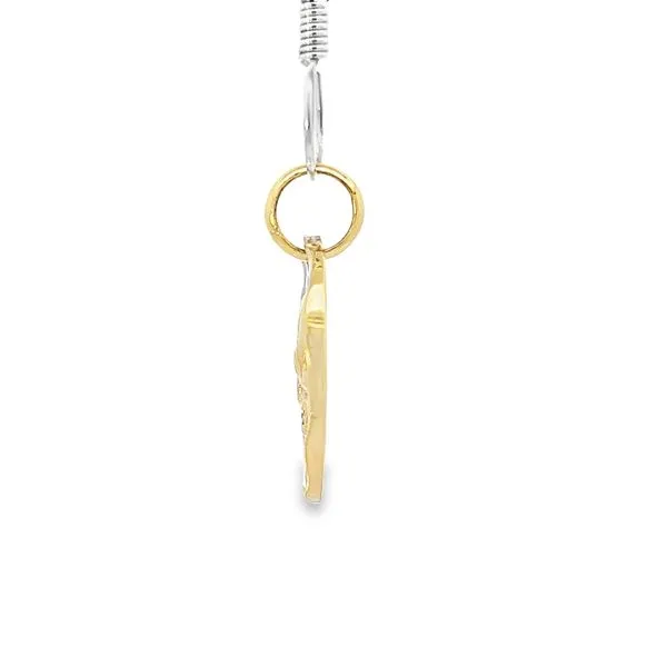 18K Yellow Gold Sculpted Jesus Medal Image 2 Arezzo Jewelers Elmwood Park, IL
