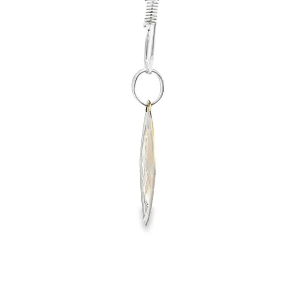 18K Two Tone Padre Pio Medal Image 3 Arezzo Jewelers Elmwood Park, IL