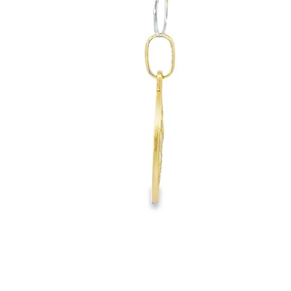18K Yellow Gold Patron Saint Christopher Medal Image 2 Arezzo Jewelers Elmwood Park, IL