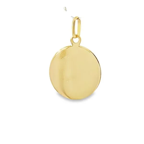 18K Yellow Gold Patron Saint Christopher Medal Image 4 Arezzo Jewelers Elmwood Park, IL