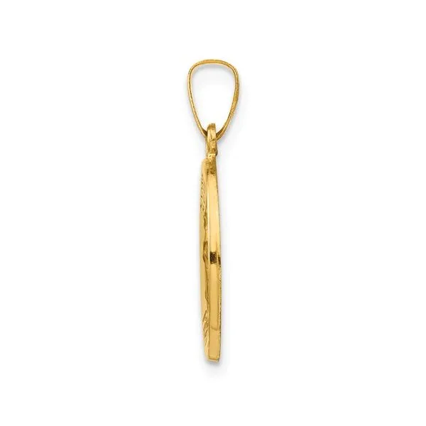 14k Gold St. Raphael Medal Pendant Image 2 Arezzo Jewelers Elmwood Park, IL