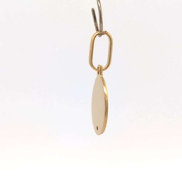 14K Yellow Gold Small Guardian Angel Medal Image 3 Arezzo Jewelers Elmwood Park, IL