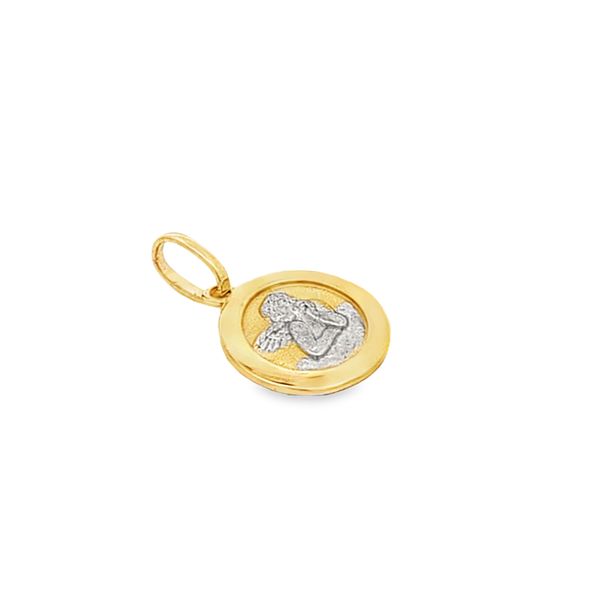 14 Karat Two Tone Gold 1/2