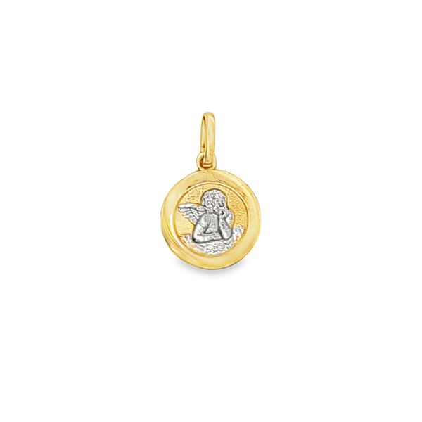 14 Karat Two Tone Gold 1/2