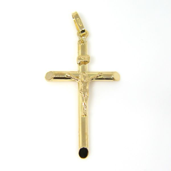 18kt Yellow Gold Crucifix Arezzo Jewelers Elmwood Park, IL
