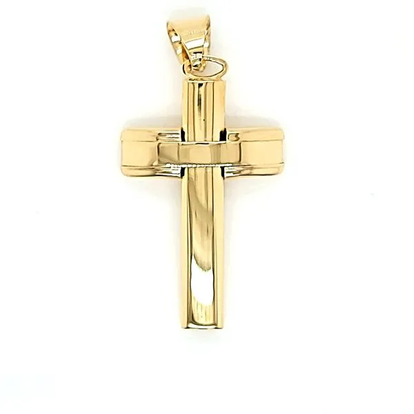 18k Yellow Gold Cross Arezzo Jewelers Elmwood Park, IL