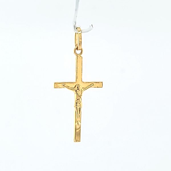 18k Yellow Gold Crucifix Arezzo Jewelers Elmwood Park, IL