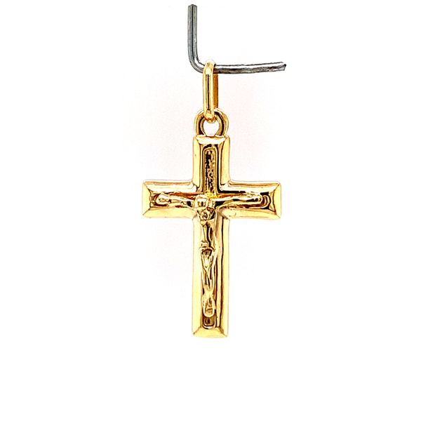 14k Yellow Gold Crucifix Arezzo Jewelers Elmwood Park, IL