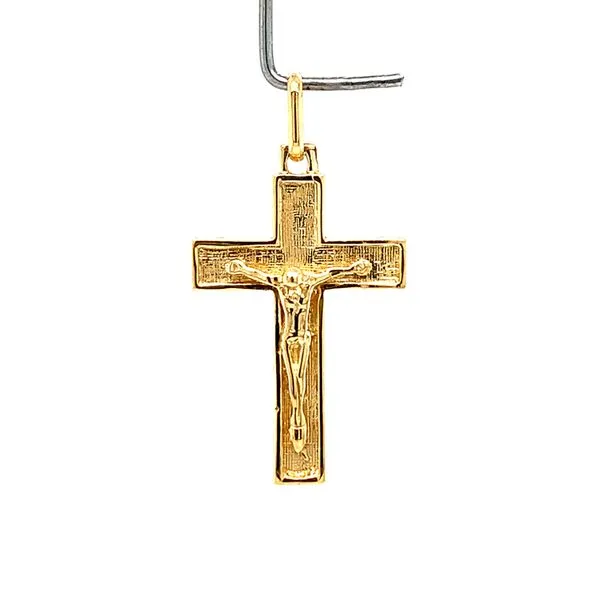 14k Yellow Gold Crucifix Arezzo Jewelers Elmwood Park, IL