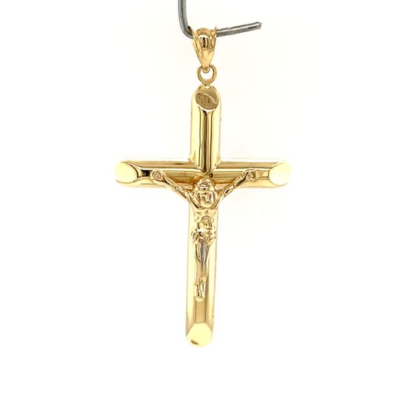 14k Yellow Gold Crucifix Arezzo Jewelers Elmwood Park, IL