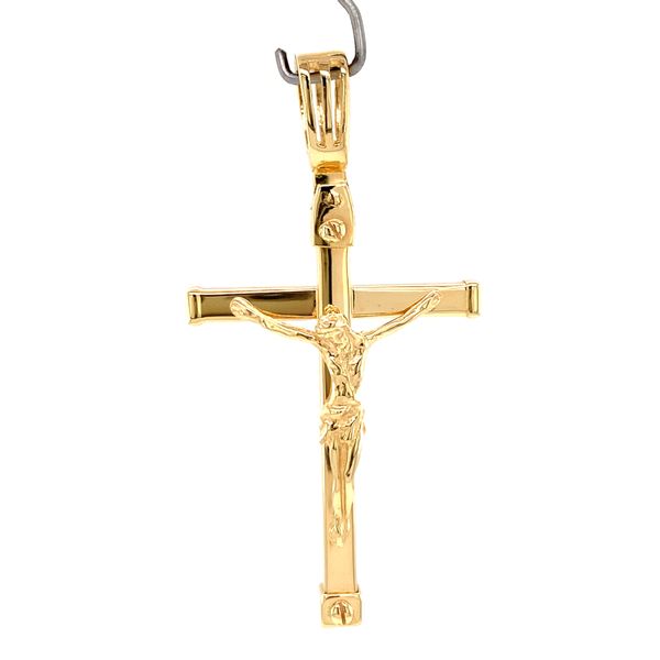 14k Yellow Gold Crucifix Cross Arezzo Jewelers Elmwood Park, IL