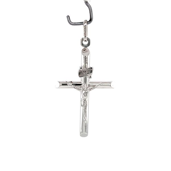 14k White Gold Crucifix Arezzo Jewelers Elmwood Park, IL