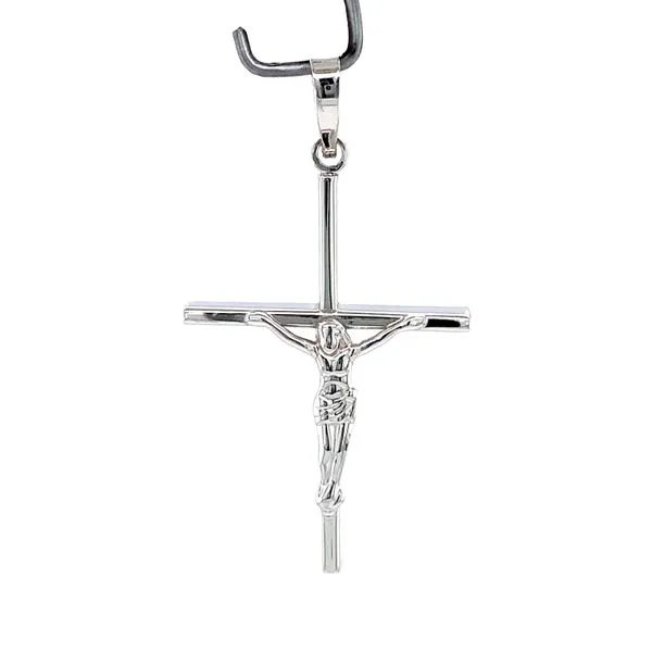 14k White Gold Crucifix Arezzo Jewelers Elmwood Park, IL