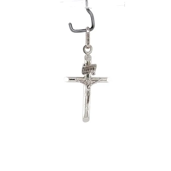 14k White Gold Crucifix Arezzo Jewelers Elmwood Park, IL