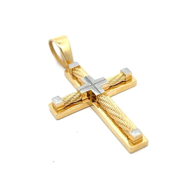 14K Two Tone Solid 2