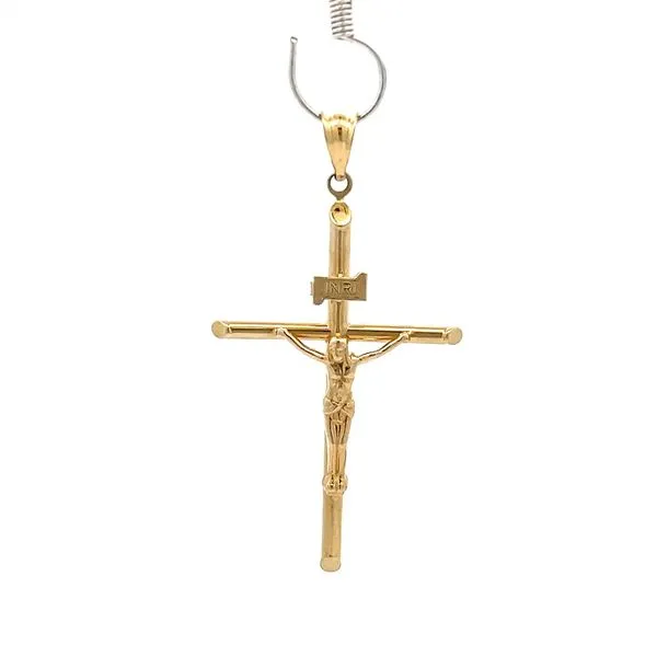 14K Yellow Gold Crucifix Arezzo Jewelers Elmwood Park, IL