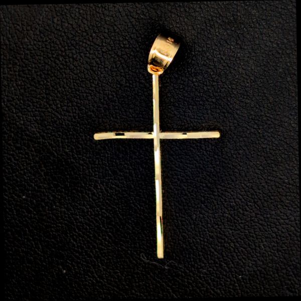 14 Karat Yellow Gold Diamod Cut Cross Arezzo Jewelers Elmwood Park, IL