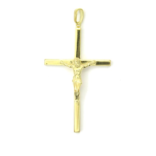 925 Silver Gold Plated Crucifix Arezzo Jewelers Elmwood Park, IL