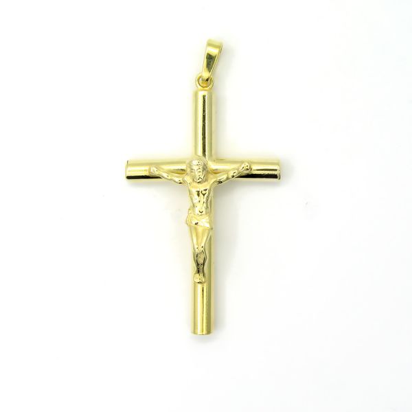925 Silver Gold Plated Crucifix Arezzo Jewelers Elmwood Park, IL