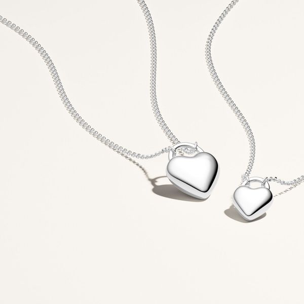 Grande Heart Necklace Julia Image 4 Arezzo Jewelers Elmwood Park, IL