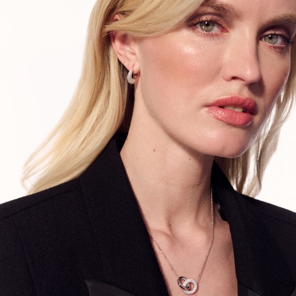 Necklace Carrara Due Piccolo Image 2 Arezzo Jewelers Elmwood Park, IL