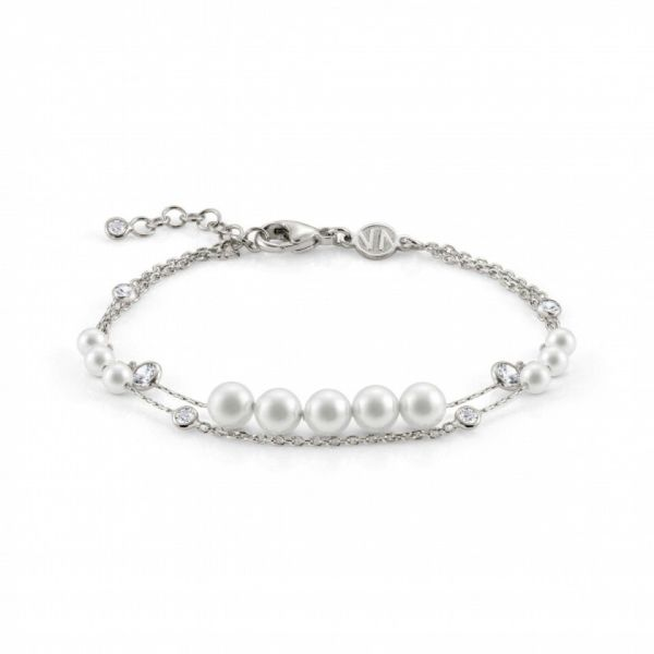 Nomination Silver & Pearl Bracelet Arezzo Jewelers Elmwood Park, IL