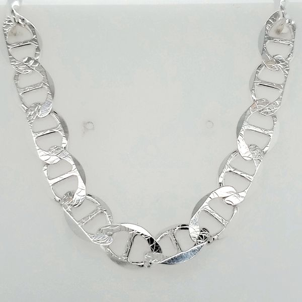 Silver Polished & Diamond Cut Gucci Bracelet Arezzo Jewelers Elmwood Park, IL