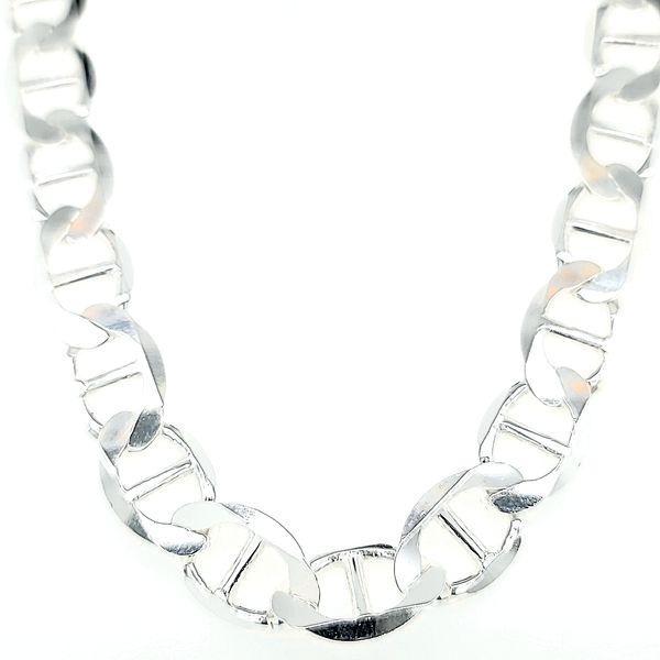Sterling Silver 12mm Gucci Link Chain Arezzo Jewelers Elmwood Park, IL