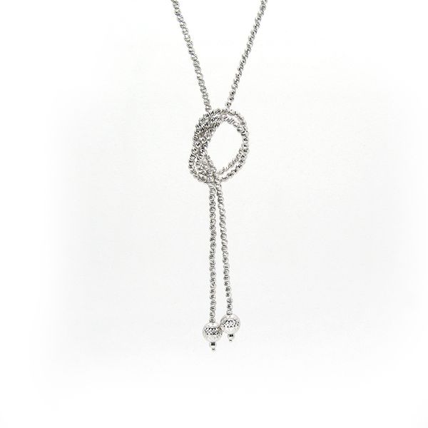 Sterling Silver Endless Lariat Necklace Arezzo Jewelers Elmwood Park, IL