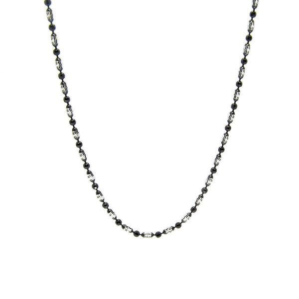 Sterling Silver Black and White Necklace Arezzo Jewelers Elmwood Park, IL