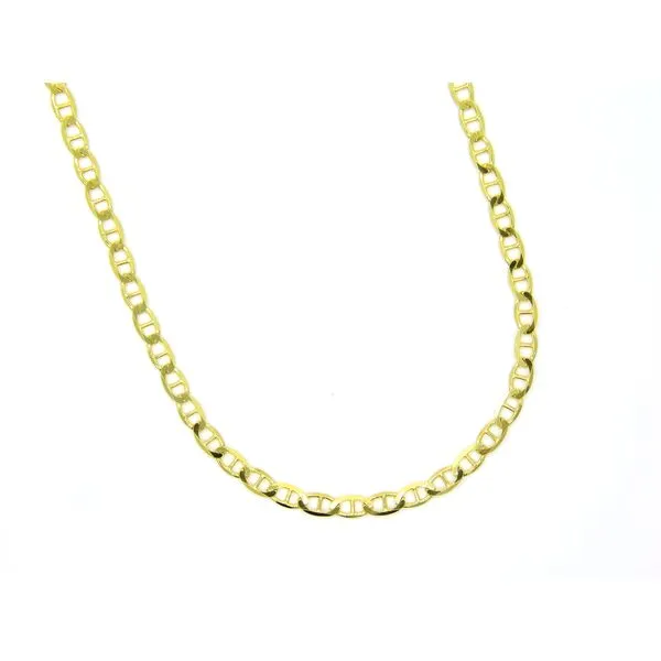 925 Silver Gold Plated Anchor Chain, 24