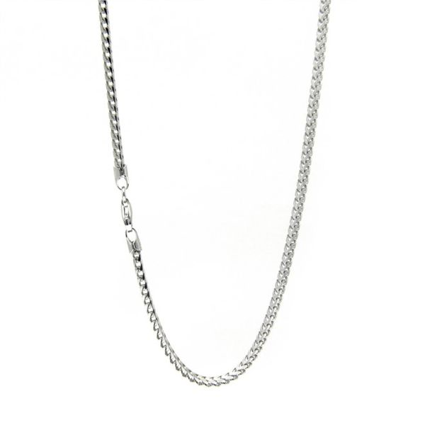 Sterling Silver Solid Franco Chain, 28
