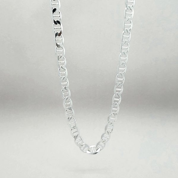 Silver 9mm Gucci Link Chain - 24