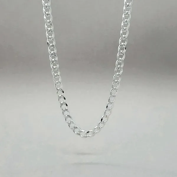 Sterling Silver 5.6mm Cuban Link Chain Image 2 Arezzo Jewelers Elmwood Park, IL