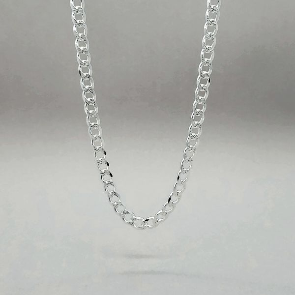 Sterling Silver 5.6mm Cuban Link Chain Image 2 Arezzo Jewelers Elmwood Park, IL