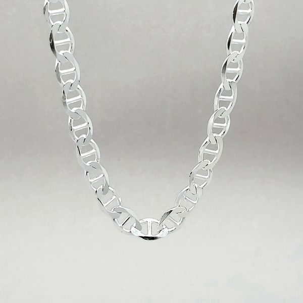 Sterling Silver 7mm Gucci Link Chain Arezzo Jewelers Elmwood Park, IL