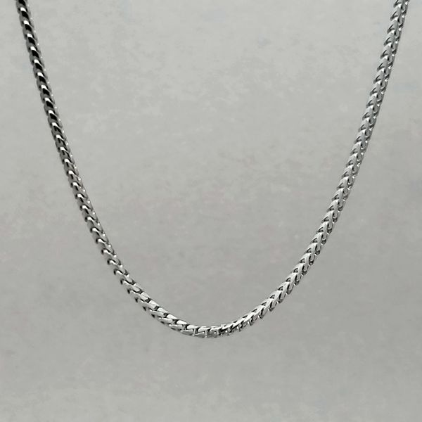 Sterling Silver 1.5mm Solid Franco Chain Image 2 Arezzo Jewelers Elmwood Park, IL