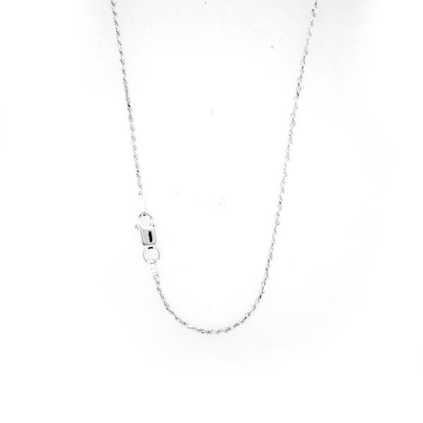 Sterling Silver Diamond Cut Rope Chain Image 2 Arezzo Jewelers Elmwood Park, IL