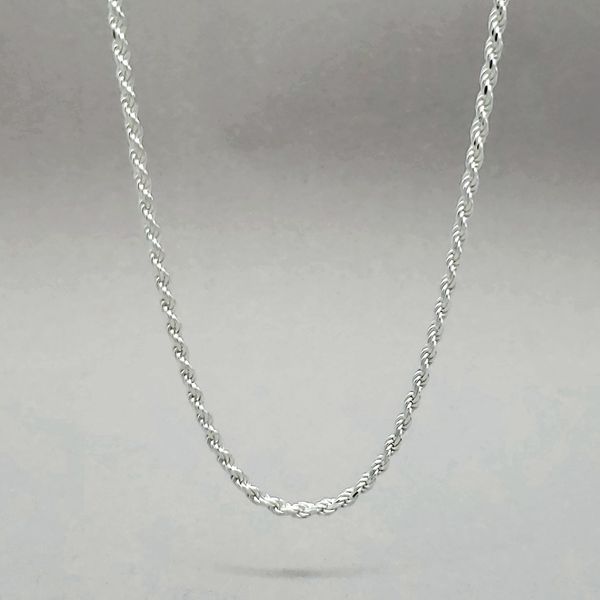 Sterling Silver 2mm Rope Link Chain Arezzo Jewelers Elmwood Park, IL
