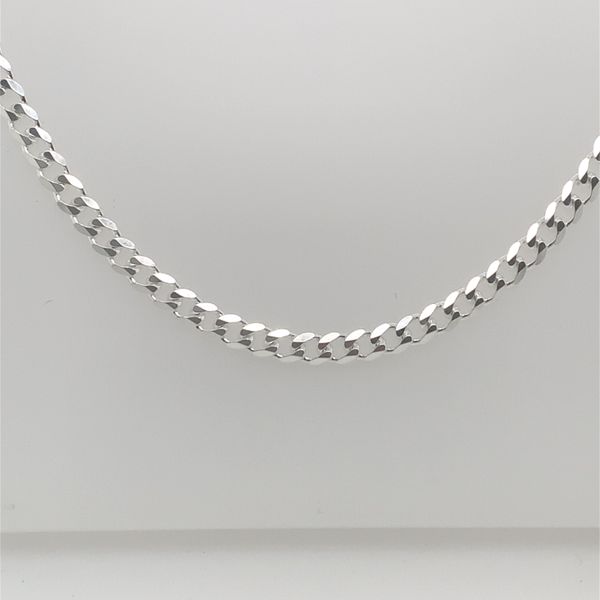 Silver Polished & Diamond Cut Cuban Chain Arezzo Jewelers Elmwood Park, IL