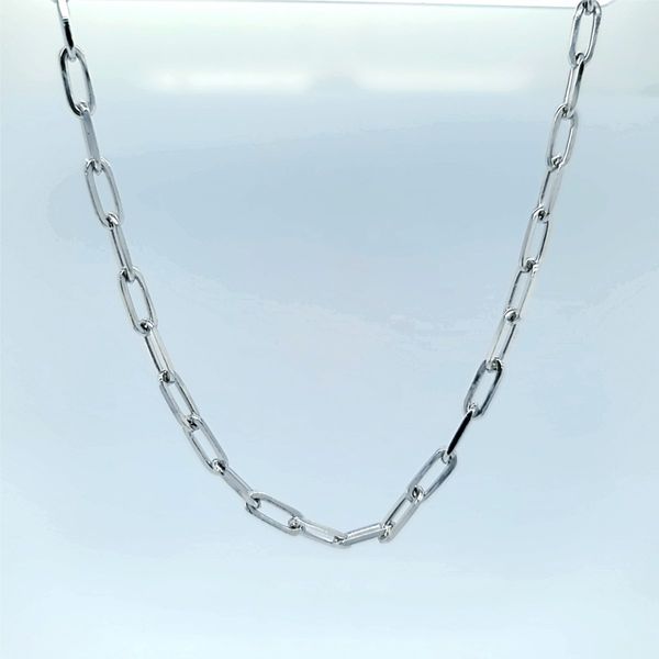 925 Sterling Silver Paperclip Link Chain Arezzo Jewelers Elmwood Park, IL