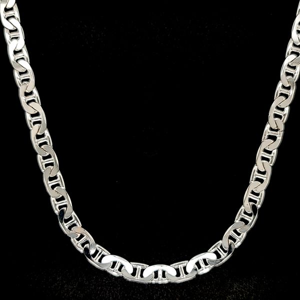 Sterling Silver 7mm Gucci Link Chain Arezzo Jewelers Elmwood Park, IL