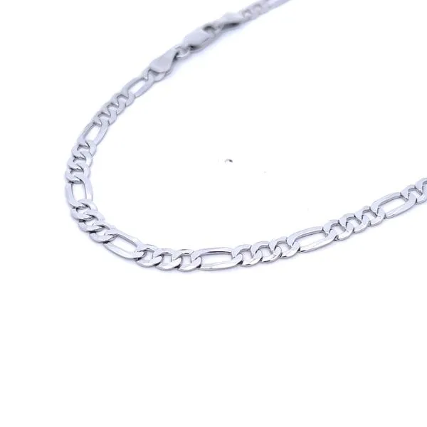 Sterling Silver 4.75mm Figaro Link Chain Image 2 Arezzo Jewelers Elmwood Park, IL