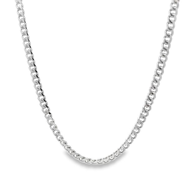 Sterling Silver 3.6mm Miami Cuban Link Chain Image 4 Arezzo Jewelers Elmwood Park, IL