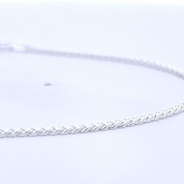 Sterling Silver 2.1mm Curb Link Chain Image 4 Arezzo Jewelers Elmwood Park, IL