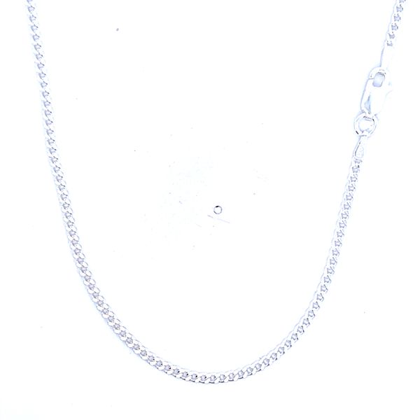 Sterling Silver 2.1mm Curb Link Chain Arezzo Jewelers Elmwood Park, IL