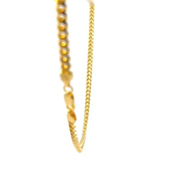 5mm Sterling Silver Yellow Gold Plated Miami Cuban Link Chain Image 5 Arezzo Jewelers Elmwood Park, IL